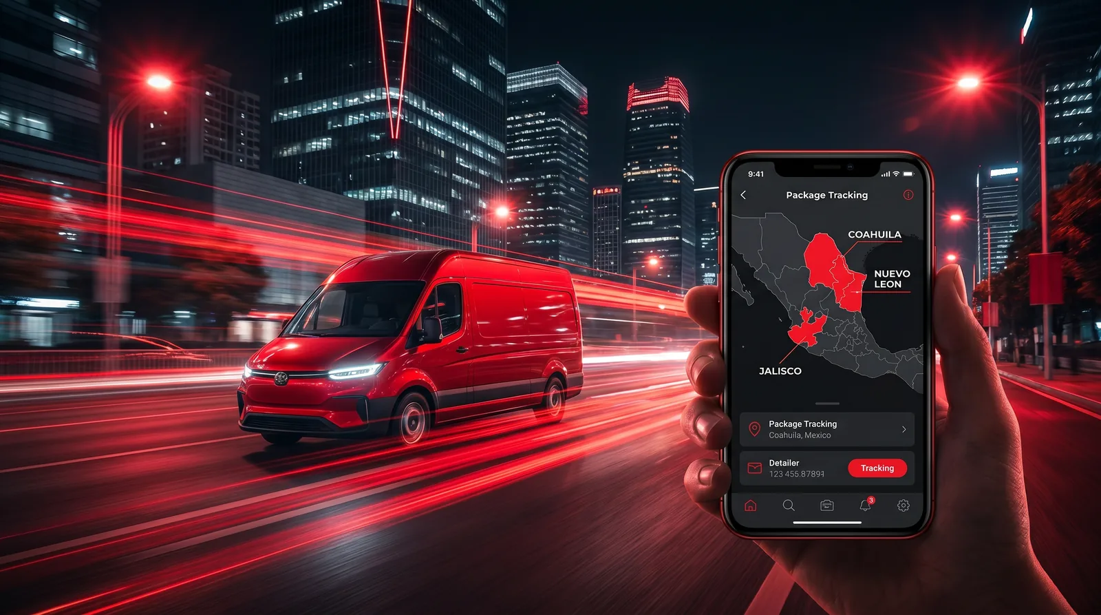 RED Logistic's - Flota de reparto y app de rastreo